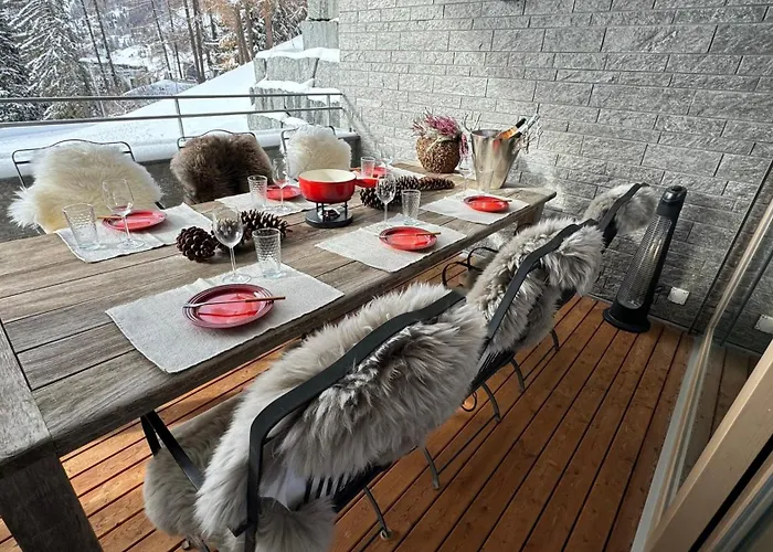 Alpine Luxury With Access To 5 Star Lägenhet Davos