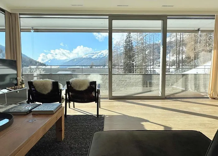 Alpine Luxury With Access To 5 Star Lägenhet Davos